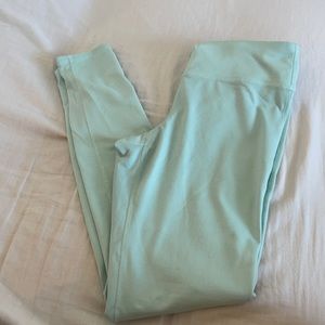Teal aqua leggings
